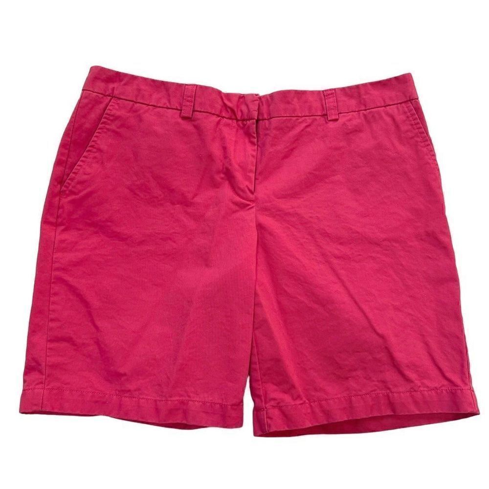 Tommy Hilfiger Bermuda Chino Shorts Nantucket Red Classic Preppy size 10
